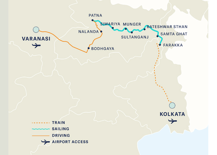 Spiritual cruise journey map