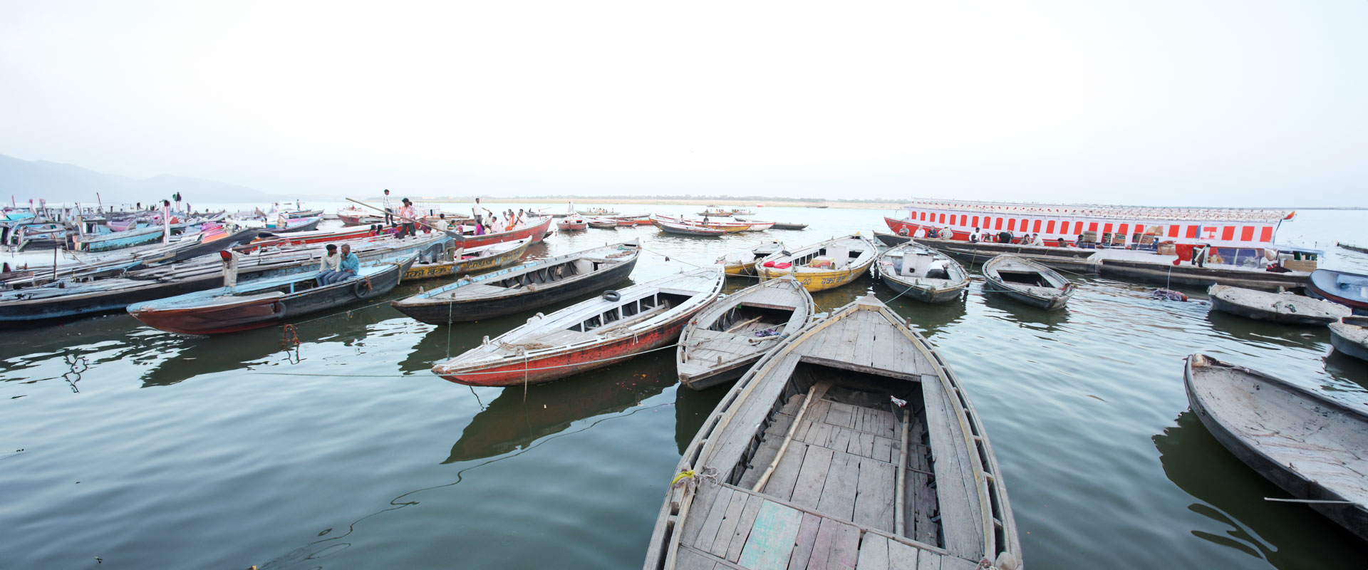 Boats By the Ghats
